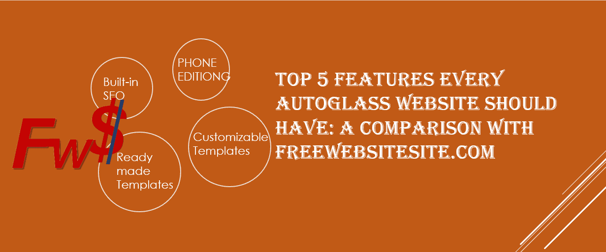 Top 5 Features Every Autoglass Website Should Have- A Comparison with FreeWebsiteSite.com